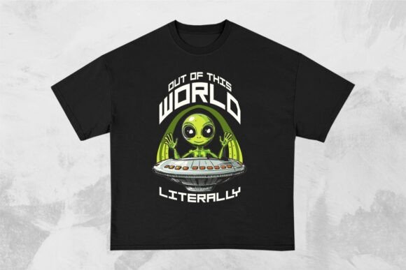 Download Out of This World Funny Alien Design - Premium Resources