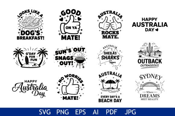 Download Australia Day Vector Quote Bundle - Premium Resources
