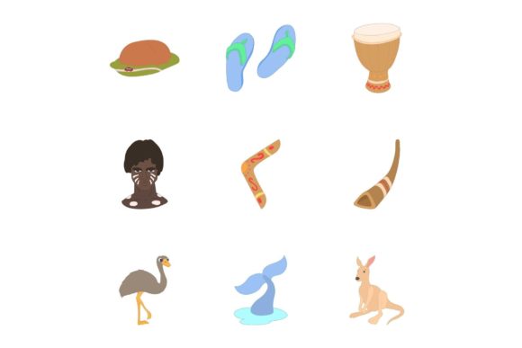 Download Tourism in Australia Icons Set - Australia Collection