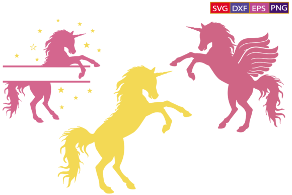 Download Unicorn Svg,Unicorn Split Monogram Svg - Unicorn svg Collection