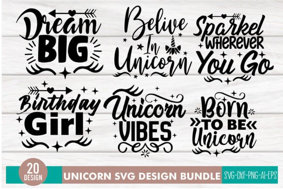 Download Unicorn SVG Design Bundle - Unicorn svg Collection